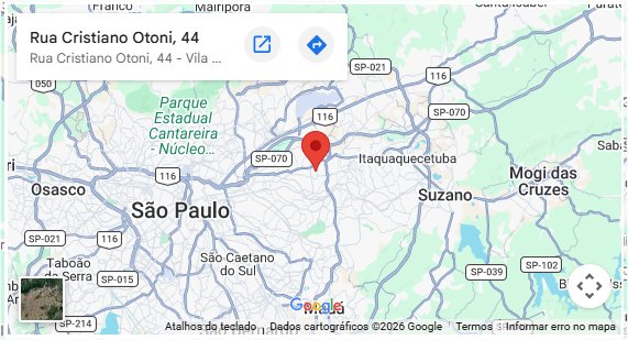 mapa Baquellites São Paulo SP
